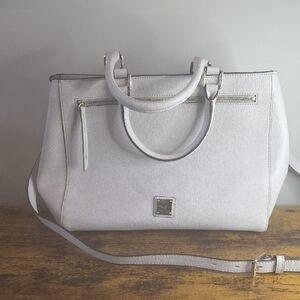 Dooney&Bourke SAFFIANO LEATHER Zip SATCHEL/Crossbody NWOT